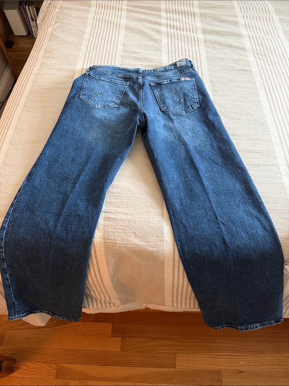 Hudson Rosalie Jeans Women's Dark Blue Straight-Leg Jeans